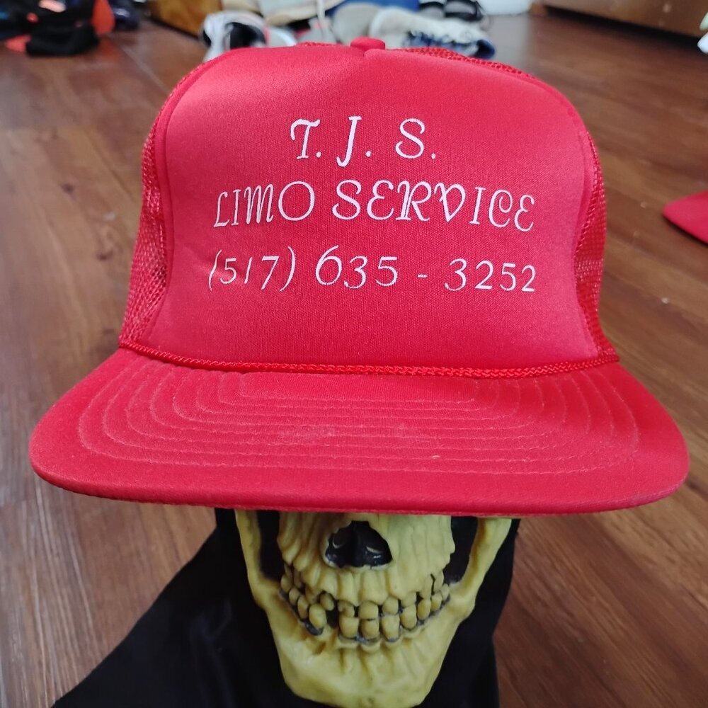 Deadstock Vintage T.J.'s Limo Service Rope Snap Trucker Hat Cap